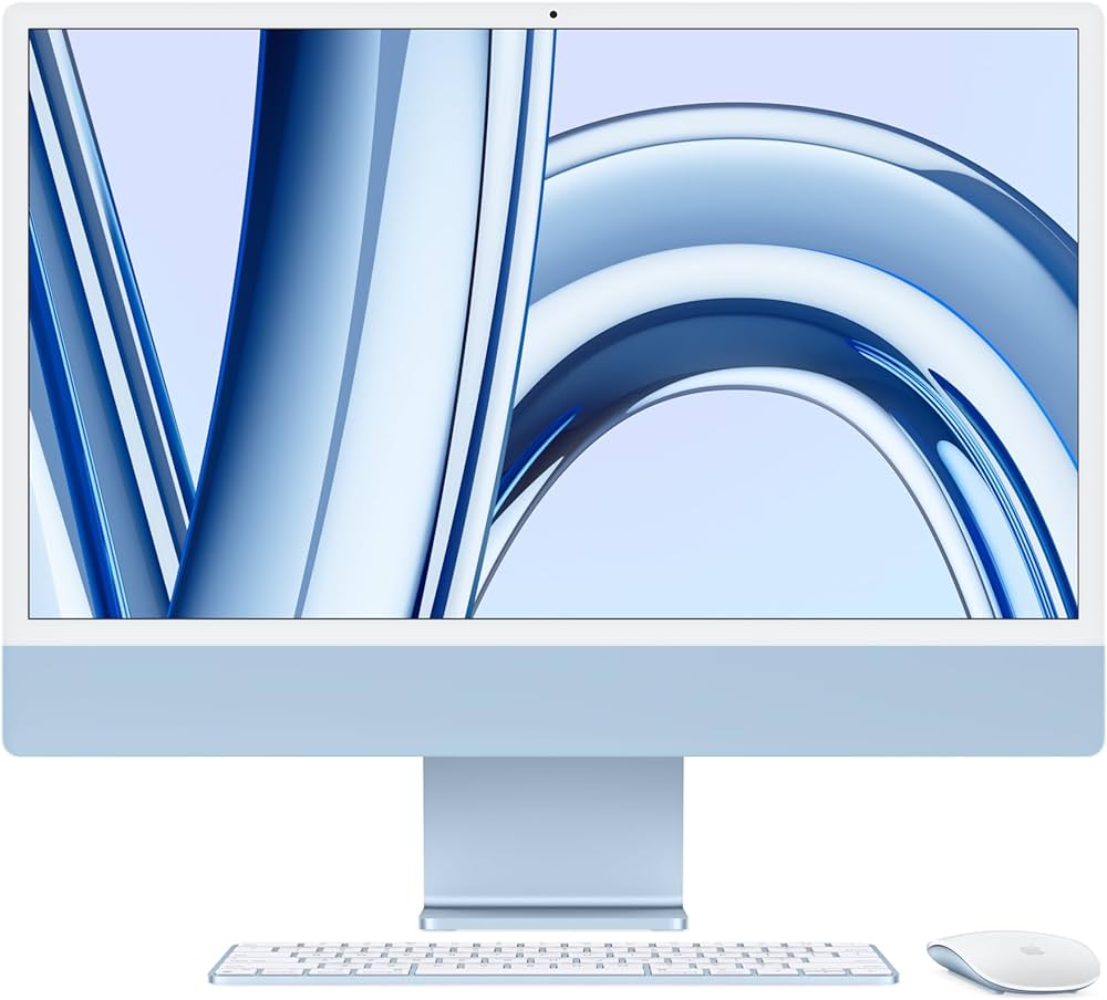 MQRC3AB/A/Apple 24-inch iMac with Retina 4.5K display: Apple M3 chip with 8?core CPU and 8?core GPU, 256 / 24 / M3 Chip