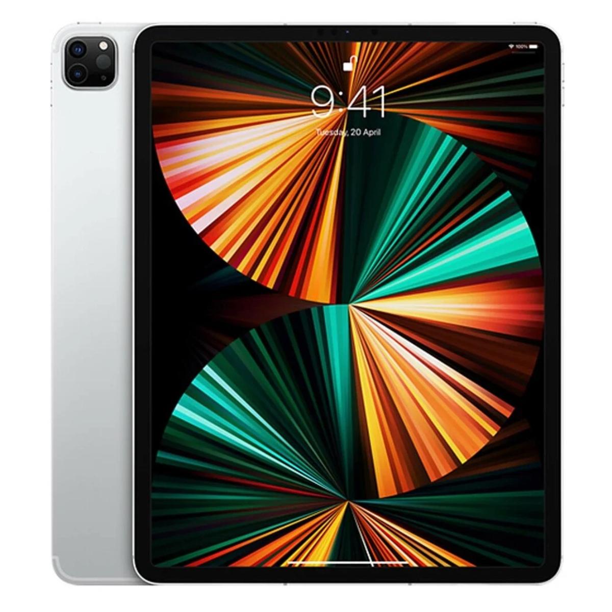 MHR53AB/A/Apple 12.9-inch iPad Pro Wi?Fi + Cellular 128GB - Silver 128 / Silver / YES