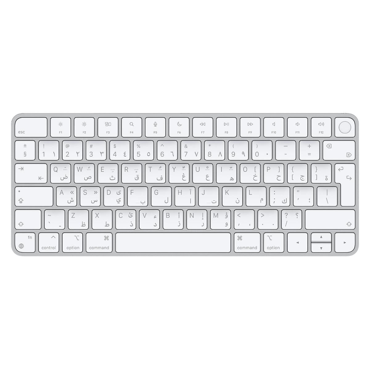 MK293AB/A/APPLE Magic Keyboard with Touch ID for Mac computers with Apple silicon - Arabic White / Device / -