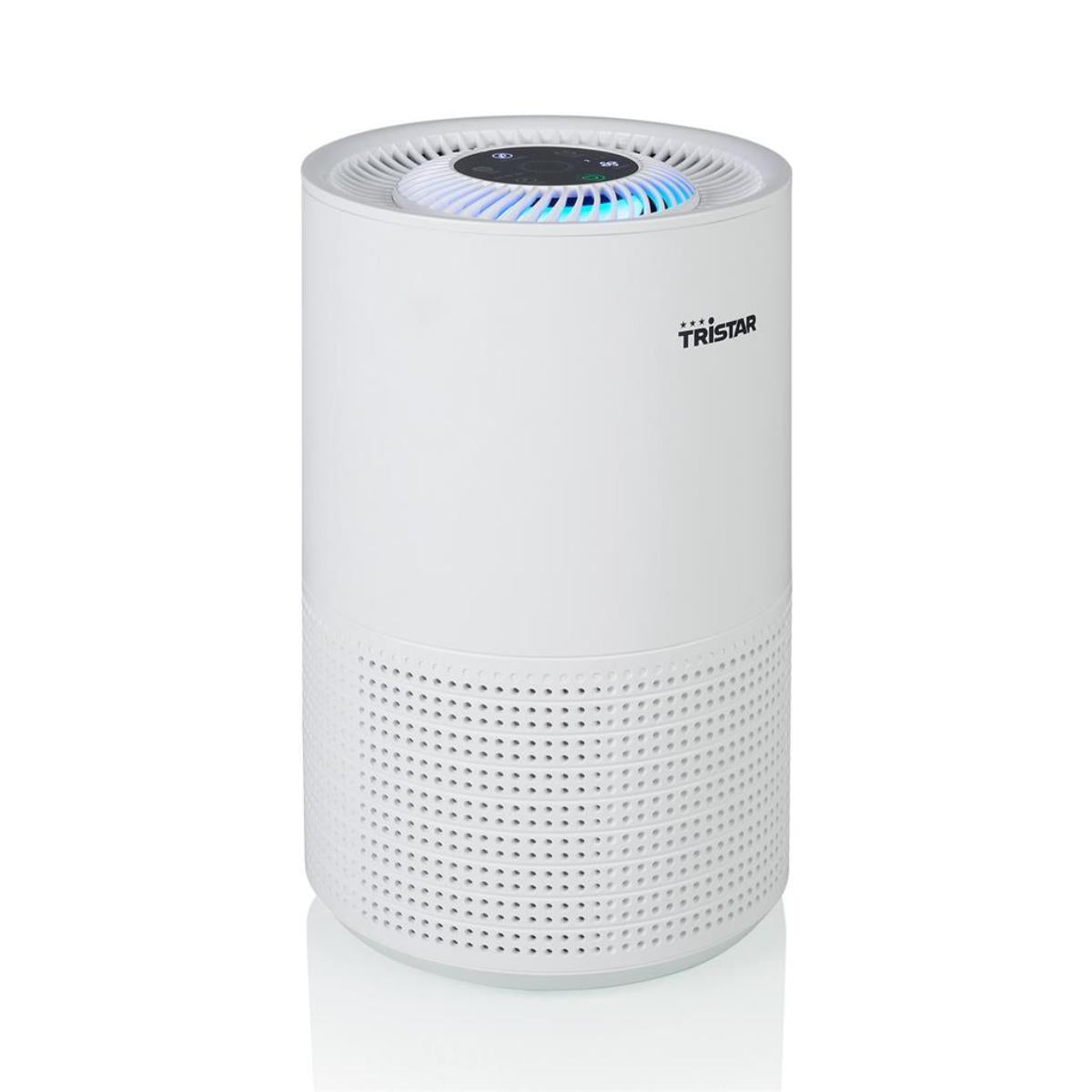 AP-4782/TRISTAR AIR PURIFIER CLEAN AIR DELIVERY RATE OF 160M 3 HOUR HEPA H 13 FILTER UP TO 99.97% PU 3 FILTERATION / WHITE