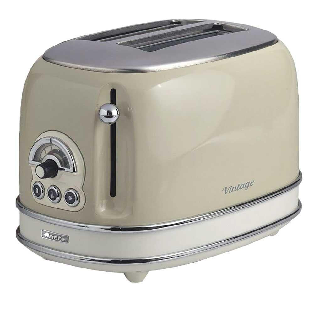 155/13/Ariete Toaster 2slice, 810W,6 toasting levels,Functions delete/defrost/heating,,Beige color. GRILL / BEIGE / 810 WATTS