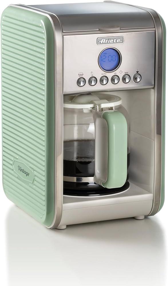 1342/04 / Ariete American Coffee maker Power 2000W,Green 1.25 ltr ,Capacity 4-12 cups,Digital timer, ARIETE / Green