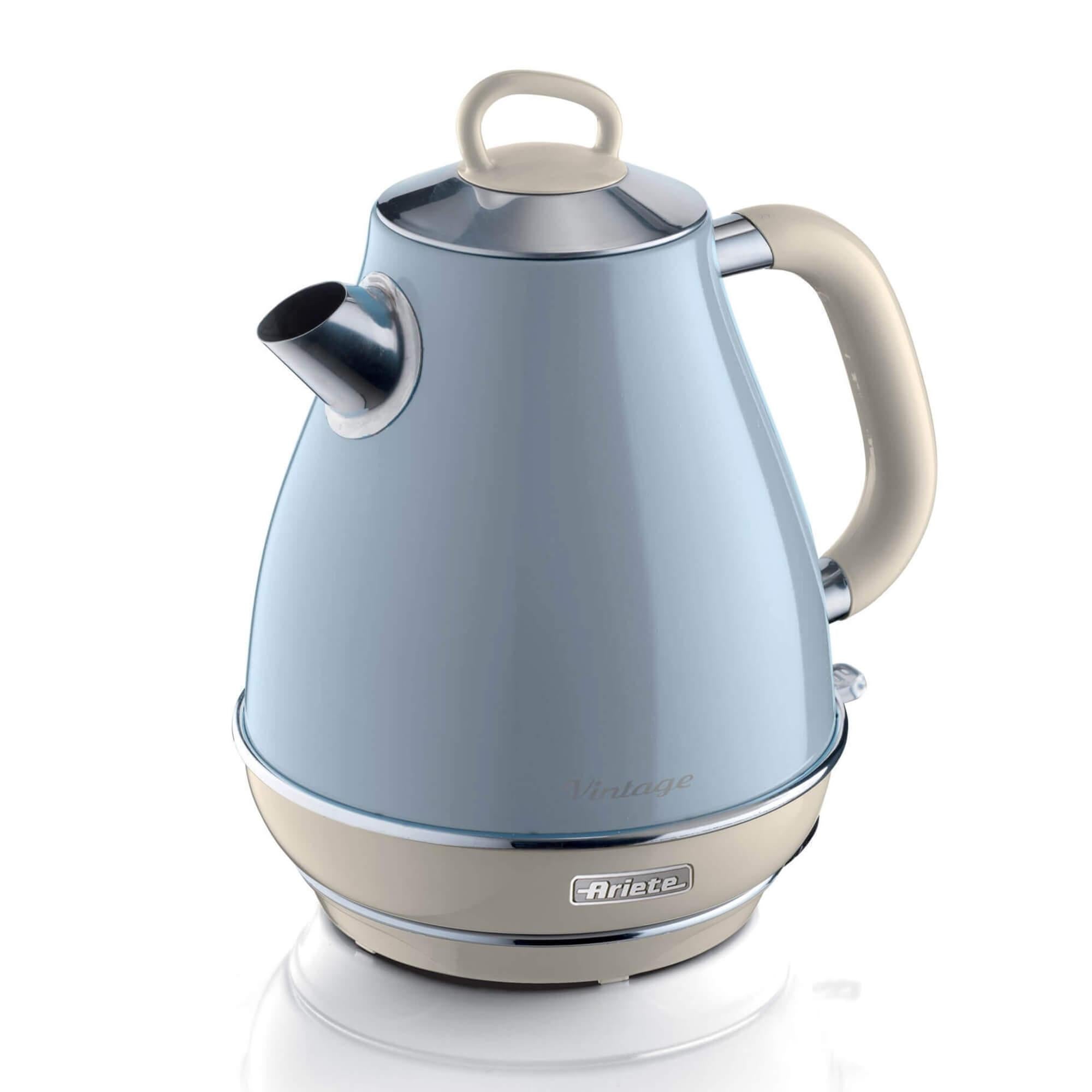 2869/05/Ariete Kettle 2000W,Capacity 1.7L, Rotating base 360°,Auto-shut off,Removable,Blue BLUE / 1.7 L