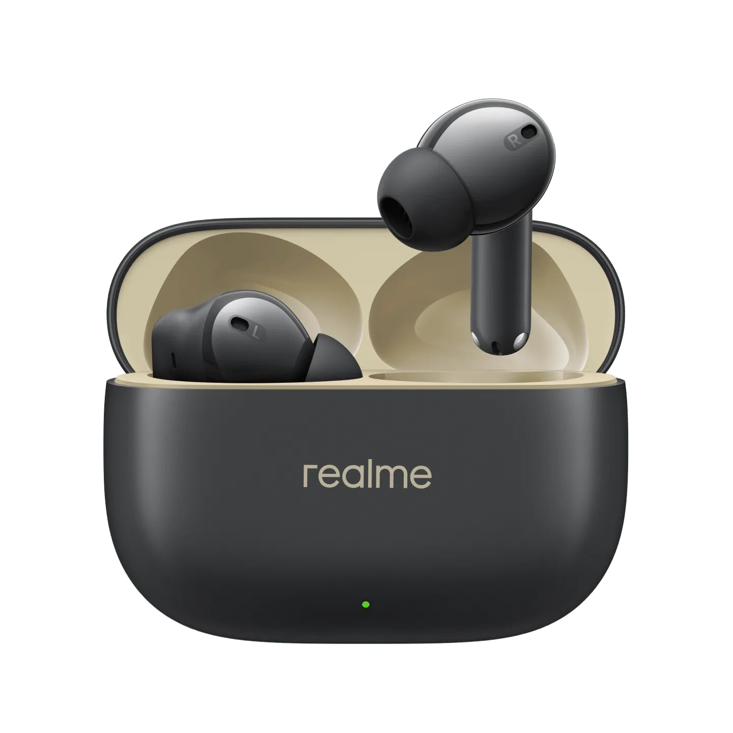 RMA2302 /  T300-BK/Realme BUDS-Wireless in-Ear Earbuds with 30dB ANC, stylish  BLACK WHITE