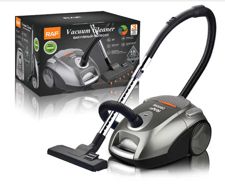 R.8670 / RAF vacuum cleaner 2800W BAG / SILVER