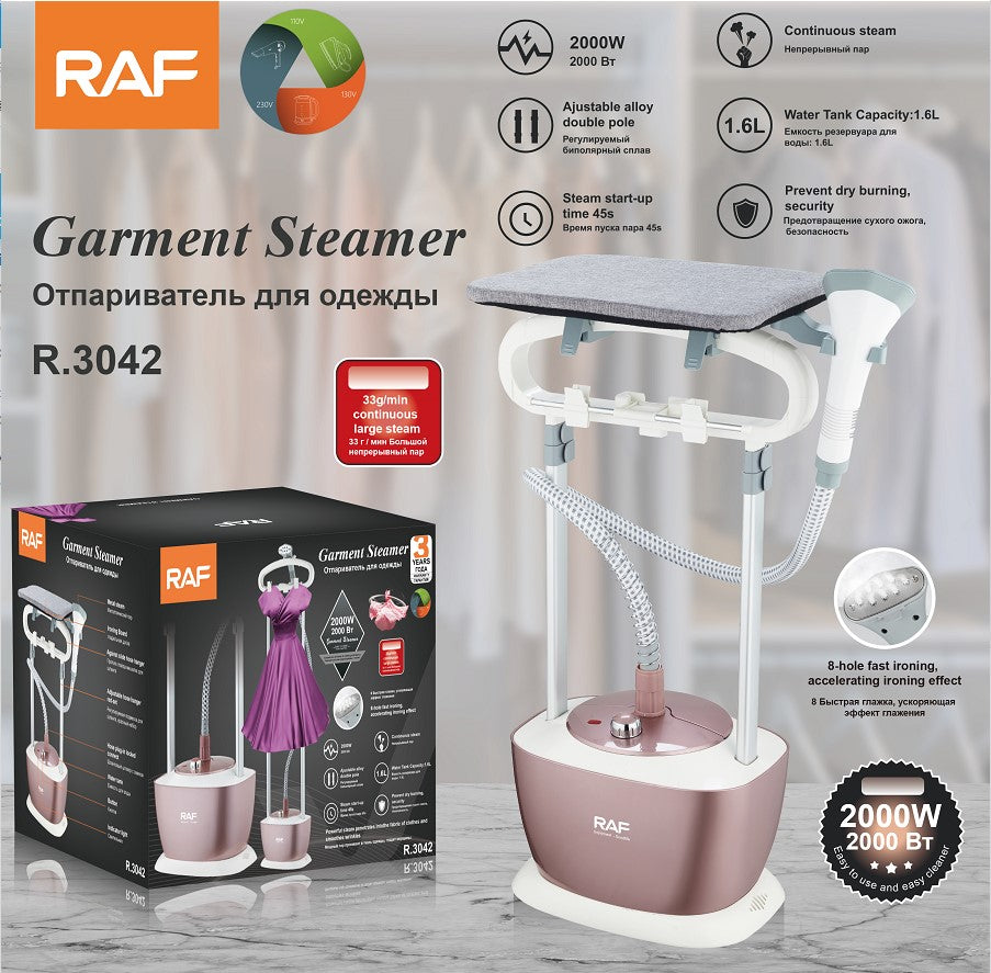 R.3042 / RAF Garment Steamer 2000 WATT / RED / GARMENT STEAMER