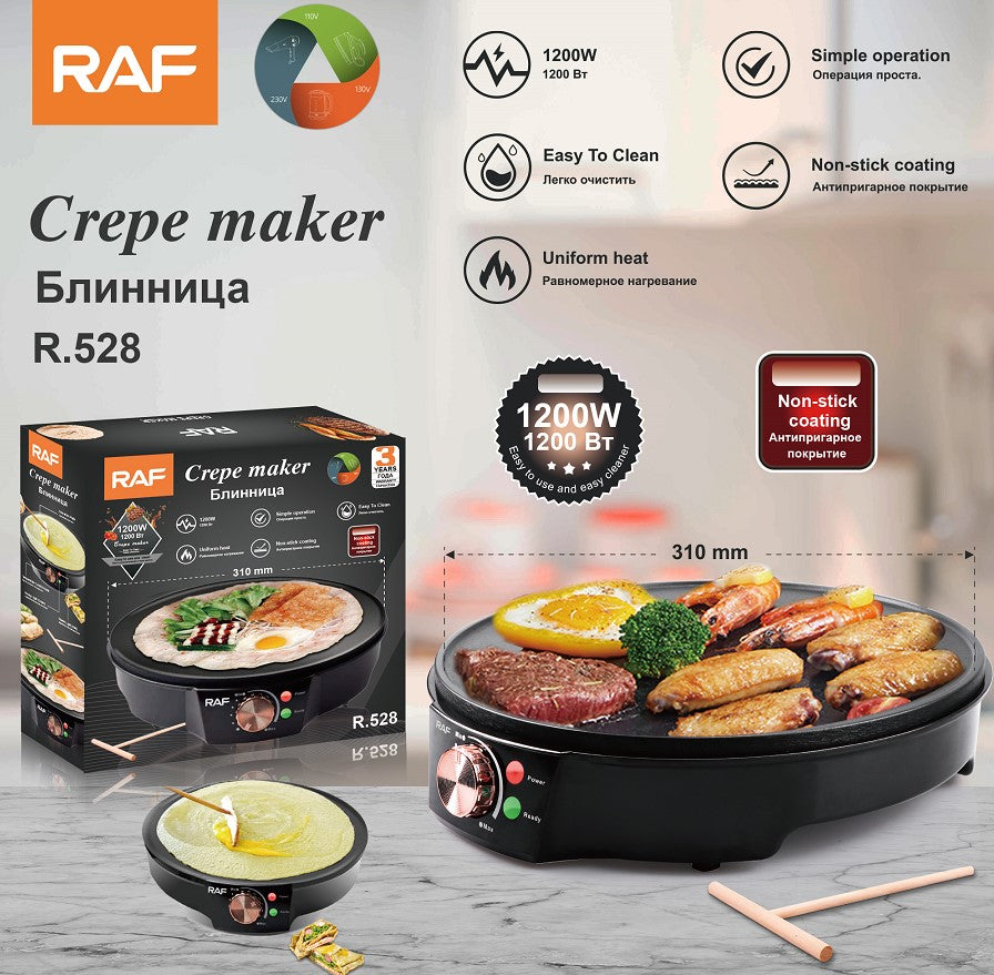 R.528 / RAF Crepe maker 1200 watt / black