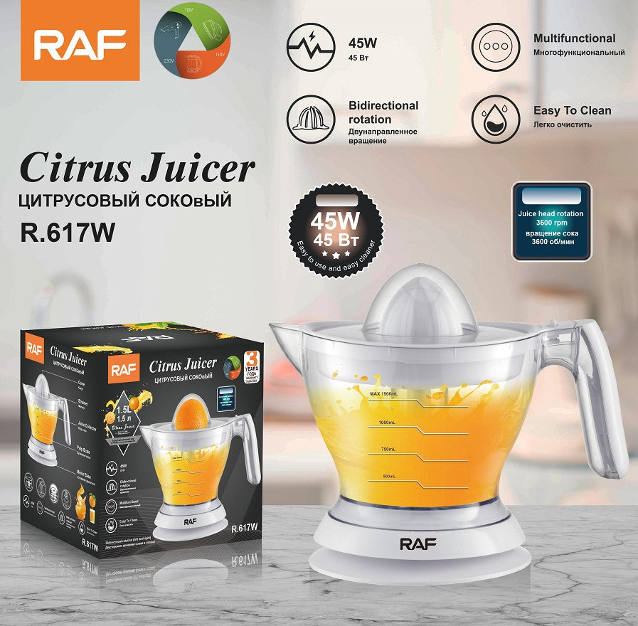 R.617W / RAF Citrus juicer 1.5L 45 watt / 1.5 L / WHITE