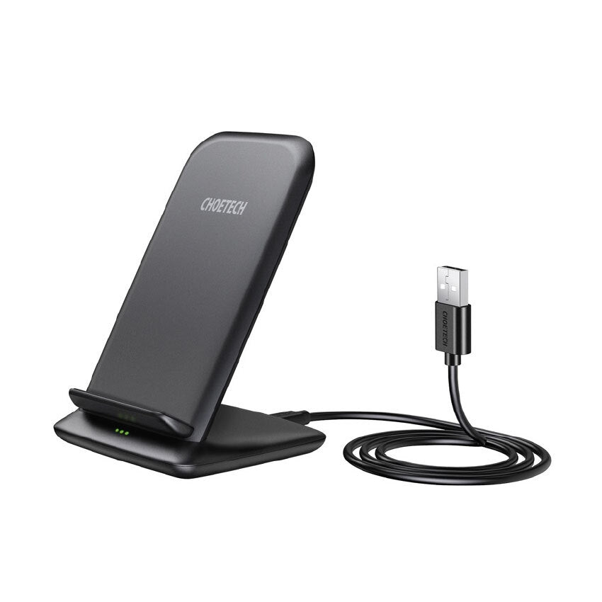 T555-F/Choetech 15W Fast Wireless Charging Stand              Black CHARGER / Black / WIRELESS