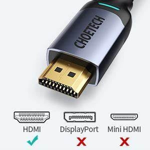 XHH01/Choetech XHH01 8K HDMI 2.1 Cable 8K@60Hz 48Gbps (2M/6.6FT) Braided Cable black Cable / Black / N/A