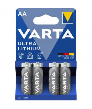 4008496680436/Varta Lithium AAA BLI 4 BATTERY / AAA