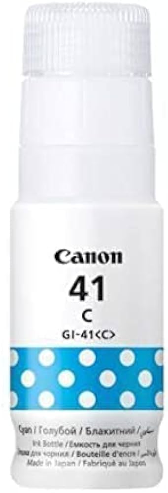 4543C001AA/CANON GI 41 CAYAN INK TANK FOR G 34204543C001AA INK / CYAN