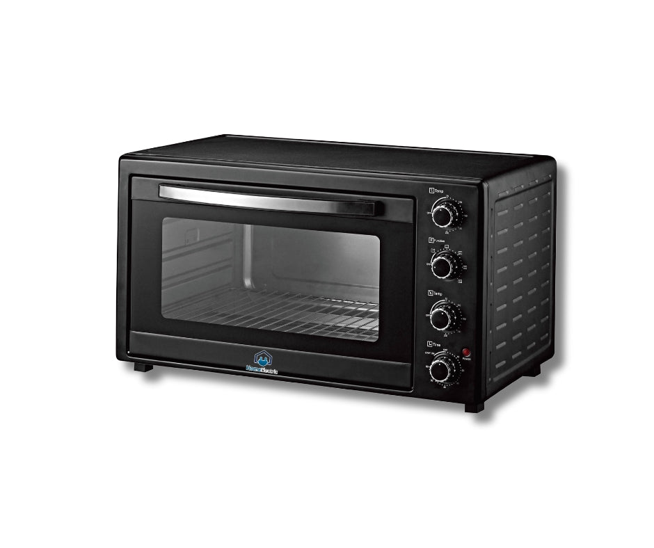 HK-66 / Home Electric  Electric Oven , 60L Black 2200W , 60 minutes timer with bell ring with inside 2200 WATT / BLACK