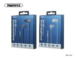 RM-202/REMAX wired stereo music mobile phone headset in ear headset with mic HEADPHONE / Black / Wired