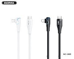 RC-192i/REMAX Carry Series 20W 90° Elbowed Fast Charging Data Cable (type C-Lightning) Fast Charging / Black / N/A