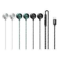 RM-711i/REMAX Metal Wired Earphone for Music & Call for iphone Earphone / Black / Wired