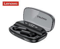 QT81\Lenovo QT81 Bluetooth 5.1 TWS Earbuds | Type : EARBUDS | Color : BLACK | Additional info : Blue Earbuds / Black / Bluetooth