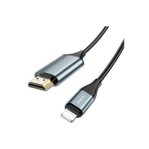 RC-C017i/REMAX YEELIN SERIES HDMI DATA CABLE FOR I-PH (2M)(2K), HDMI Cable, HDMI To IPhone Cable Cable / Black / N/A