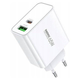 RP-U125/REMAX KIDDY SERIES A+C GaN 65W Fast Charging Type C PD 3.0 USB Charger Mobile Phone Portable