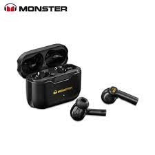 XKT02/MONSTER Earbuds with Bluetooth 5.1 TWS Wireless Earbuds New Sports Hi-Fi Earbuds Earbuds / Black / Bluetooth