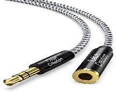 3.5M/AUDIOCABLE F TO 3.5 M Cable / Black / N/A