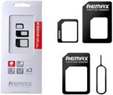 RT-X3/REMAX SIM CARD ADAPTER 4 IN 1 Case / Black / N/A