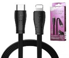 WDC-100/WEKOME 18W Type-C To Lightning PD Fast Charging Data Cable For iPhone Cable / Black / N/A