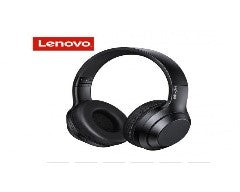 TH10/Lenovo thinkplus TH10 Stereo Headphone Bluetooth Earphones Music Headset with Mic | Color: Blac Headset / Black / Bluetooth