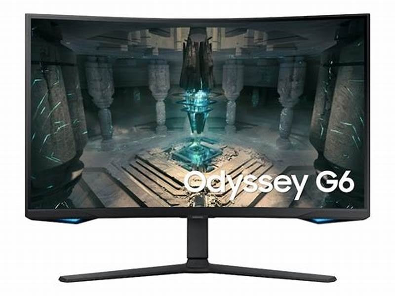 LS32BG650EMXUE/Samsung Odyssey G6 32-Inch Curved QHD 240Hz 1ms Smart Gaming Monitor With Speakers, H QHD / 240Hz