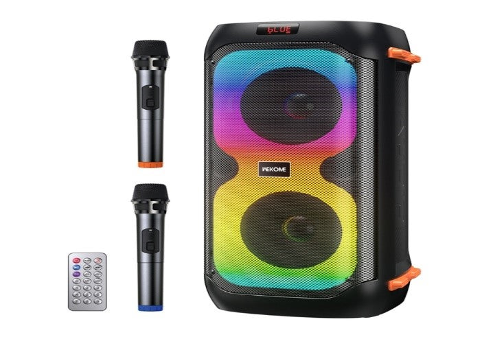 D39/WEKOME Supermic Series Outdoor Wireless Speaker 60W High Power Bluetooth Speaker. 60W high Speaker / Black / Bluetooth