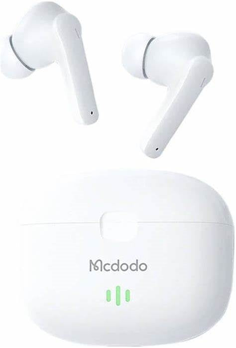 HP-004-W/MCDODO IMMERSIVE SOUND TRUE WIRELESS EARBUDS WHITE