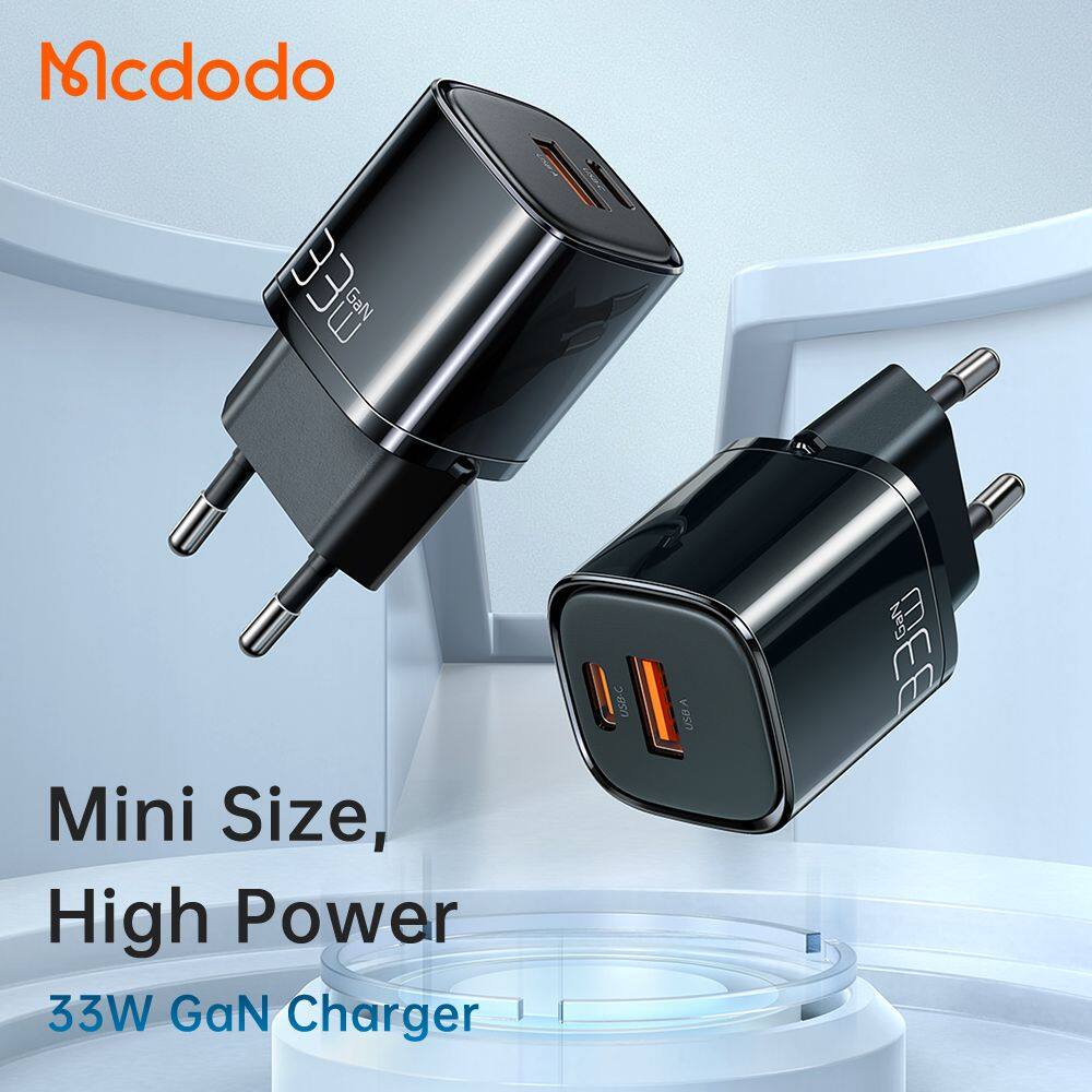 CH-0155/MCDODO 33W GAN PD DUAL OUTPUT FAST CHARGER PURPLUE