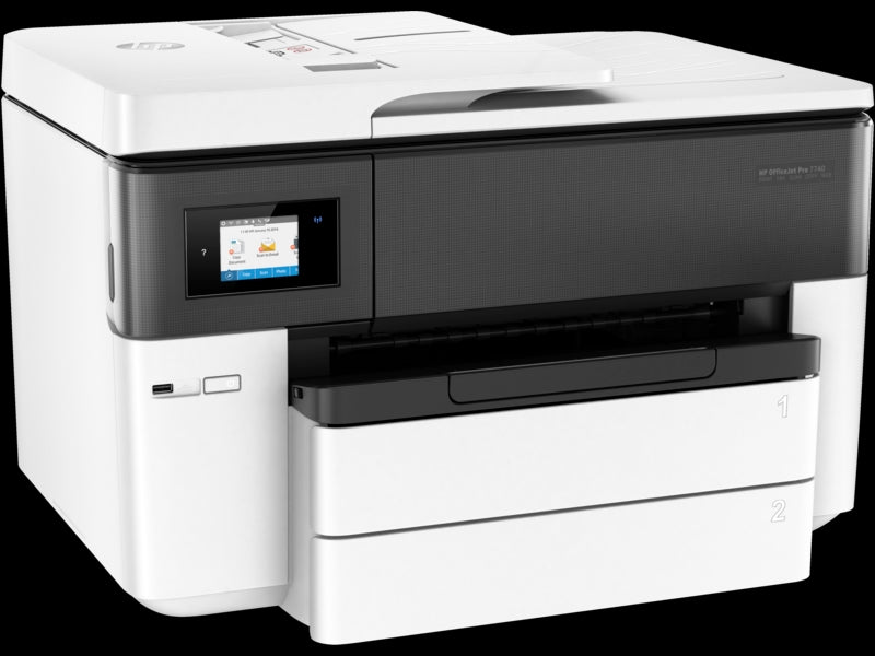 G5J38A_A80/HP Officejet Pro 7740 Wide    Format AiO Inkjet / Print, scan, copy,fax / 1,200 x 1,200 dpi