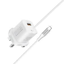 powerport-PDQC3/promate powerport charger-PDQC3.EU- white CHARGER / White / N/A