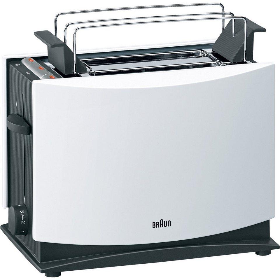 HT 450 WH MN TOASTER/BRAUN Ultimate convenience State of the art safety 1000 WATT / silver