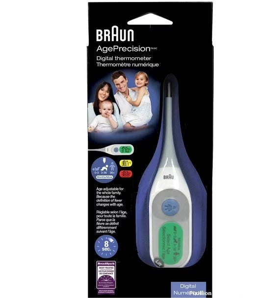 Braun Thermometer White, Age precision Technology