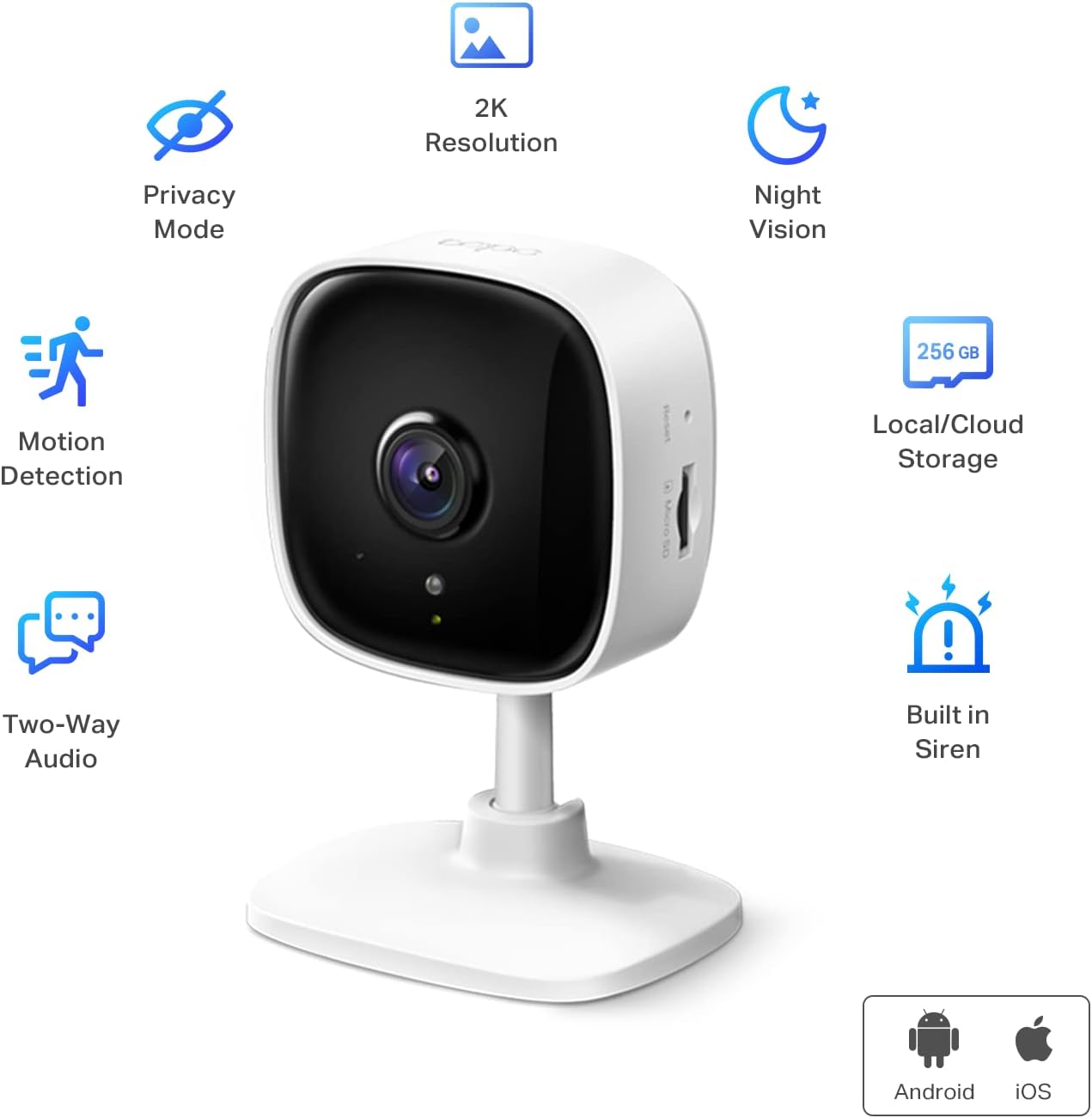 Tapo C110 / Tapo Home Security Wi-Fi Camera, 3MP YES / 3MP / FHD