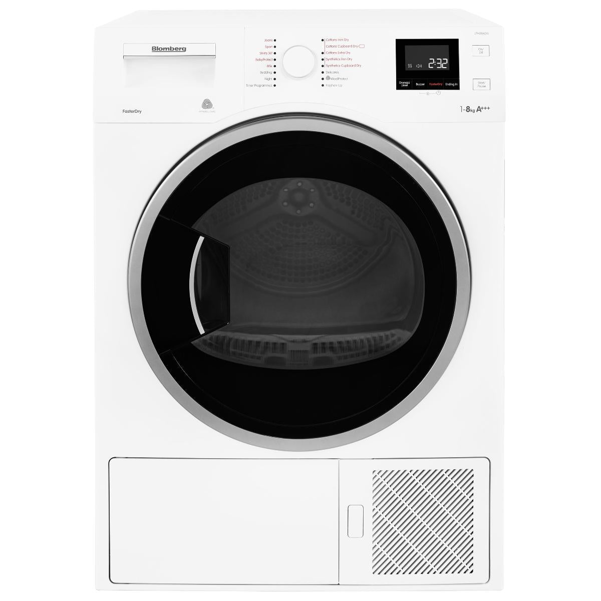 TGP 385WTX/BLOMBERG DRYER 8KG ,A+++(-10%) , WHITE , CONDNCER 8KG / A+++(-10%) / 16