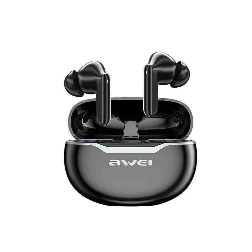 T50 / Awei  4 Mic ENC Earphones Bluetooth True Wireless Earbuds BT5.3 HIFI Headphone Touch Control L WIRELSS