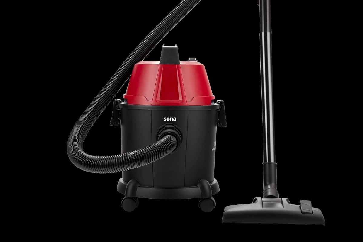 SVC-15T-A/sona vacuum cleaner 1800 watt  red color CANISTER / 1800 WATTS / RED