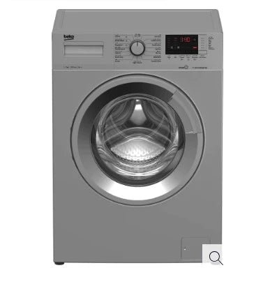 WUE76121BS/ BEKO, Washing Machine,1000 RPM, 7 kg, Silver 7kg / A++ / 1000