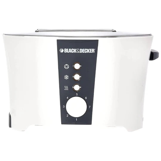 ET122-B5/Black + Decker_2 Slice Cool Touch Toaster White,800W GRILL / WHITE / 800 WATTS