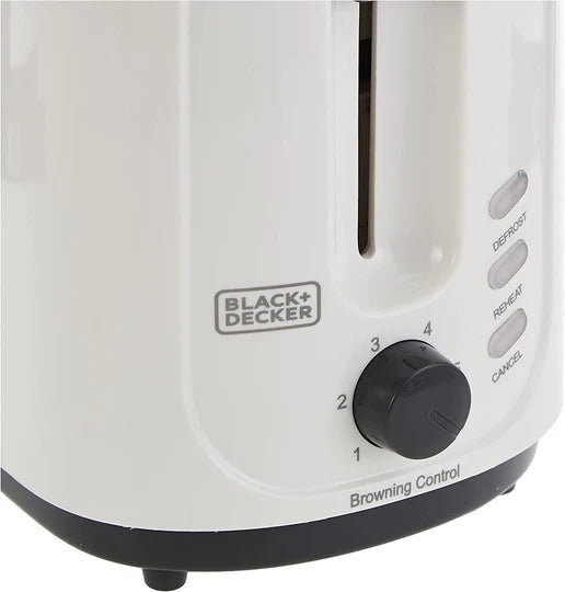 ET125-B5/Black + Decker_750W Cool Touch 2 Slice Toaster White,750W GRILL / WHITE / 750 WATTS