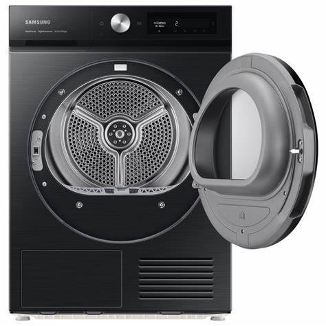 DV90BB5245ABS1/Samsung Bespoke Dryer| Color: Black| Capacity (Kg): 9kg| Type: Condenser| Digital Dis 9KG / A+++ / 17