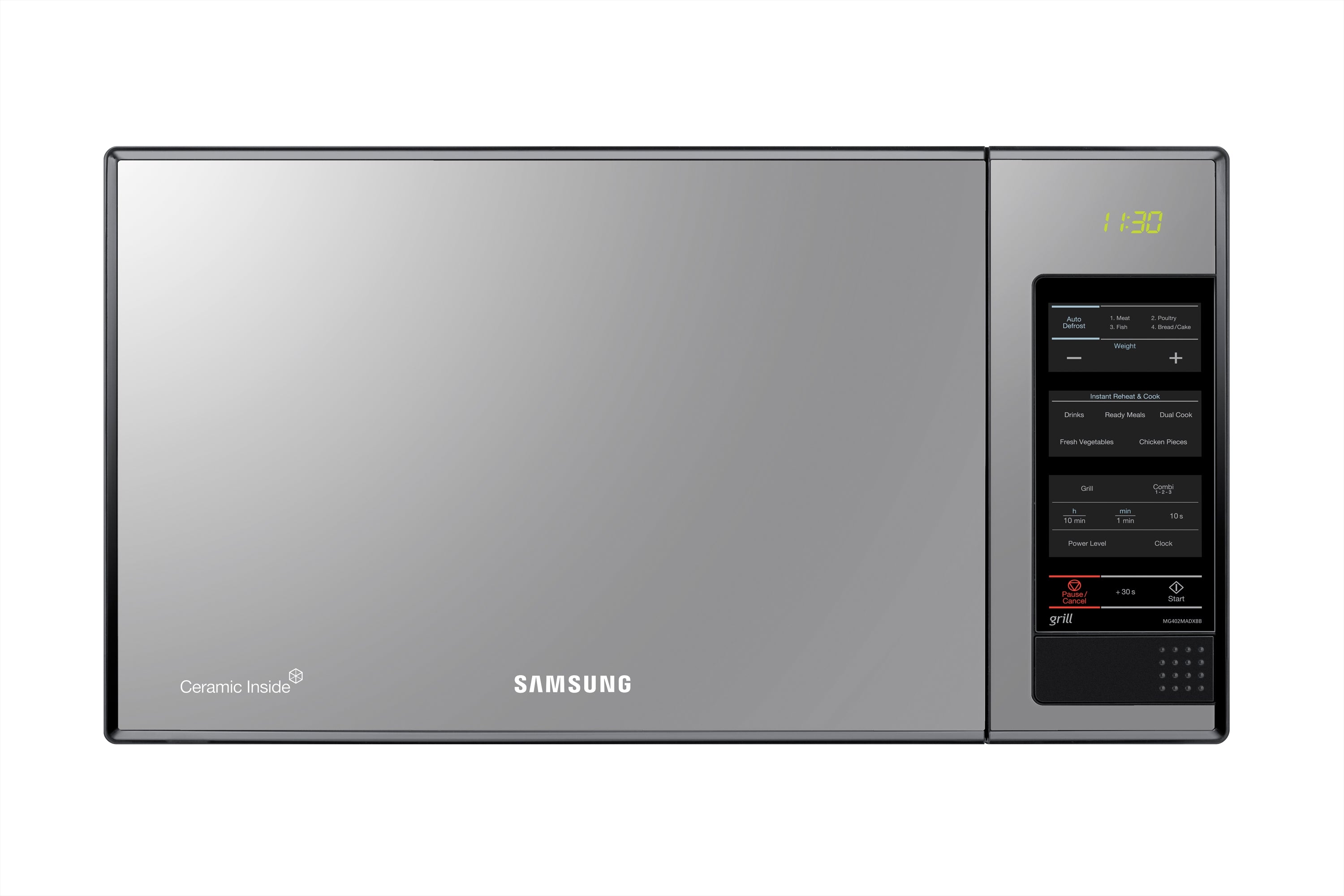 MG402MADXBB/SG/samsung Microwave Oven Grill SAMSUNG Microwave 40 L , oven grill ,1550W 40  - Mirror SILVER / 40 L