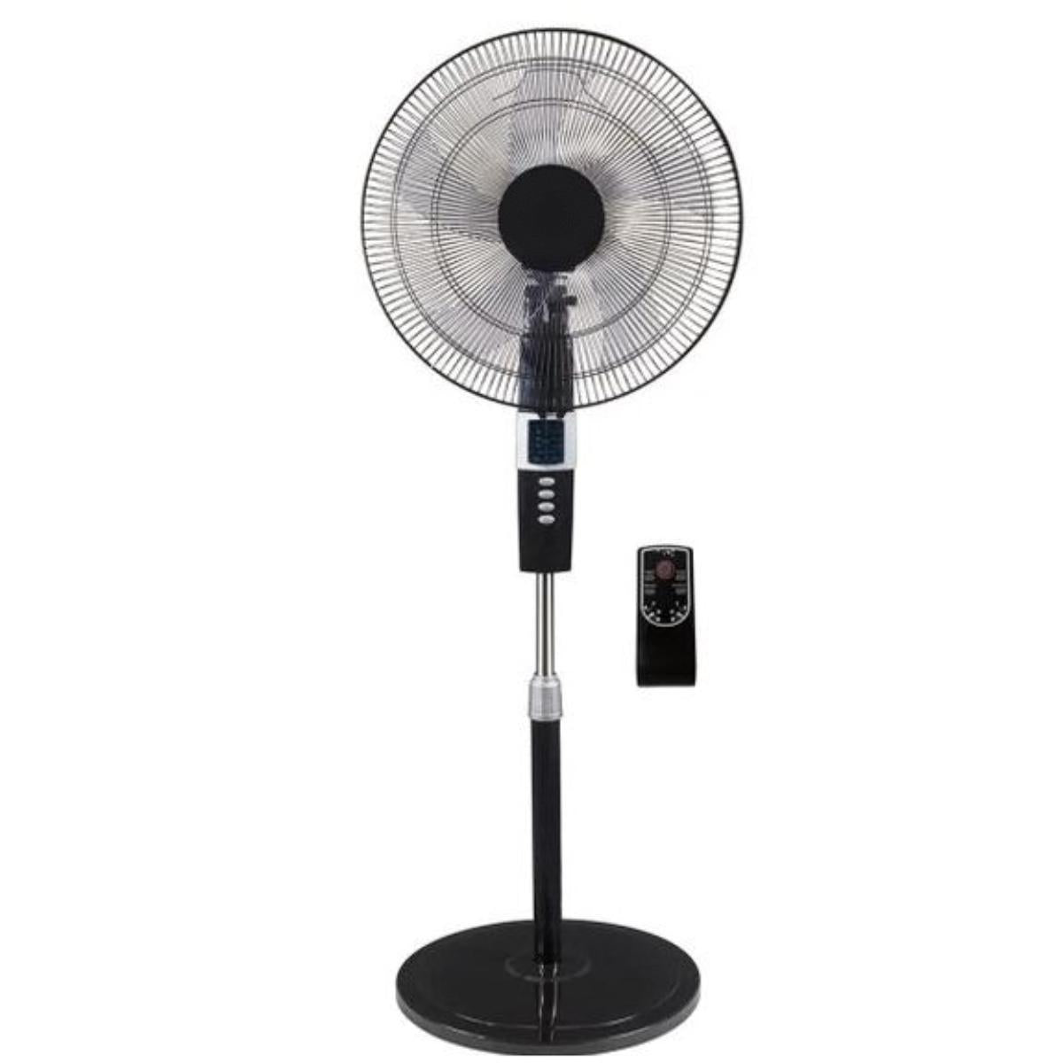 LF-SF1825RCA/SAMIX Stand Fan 18"  3 Speeds, 5 Blades, W/ Remote Control & Timer 7.5H  (Black+Silver) STAND / 18"