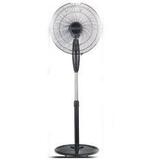 KTF-295V  / luxell Stand Fan 18", 5 blades,3 Speeds, Made in jordan BLACK / STAND