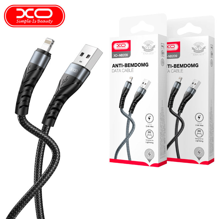 XO-NB209 / ANTI BEMDOMG USB Data Cable Cable / Black / N/A