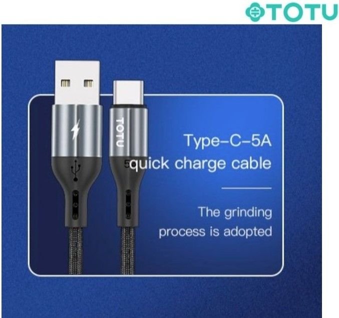 BT-015/TOTU Speedy Series II 5A TYPE-C / USB-C Type-C / Black / N/A