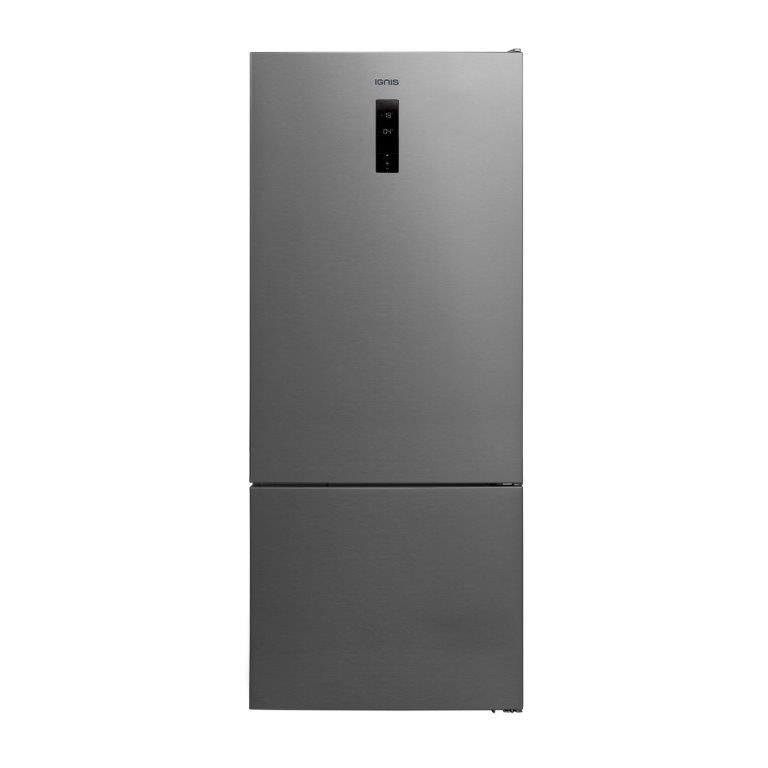 CNFT6700 / IGNIS REFRIGEATOR Silver  Safety system 76x186x73 A+ , Refrigerator Size : 370L, Freezer SILVER / YES